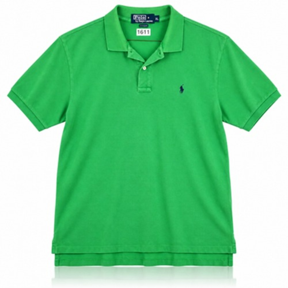 Polo Ralph Lauren Mens XL Green Cotton Pique Classic Fit Polo Pony Logo